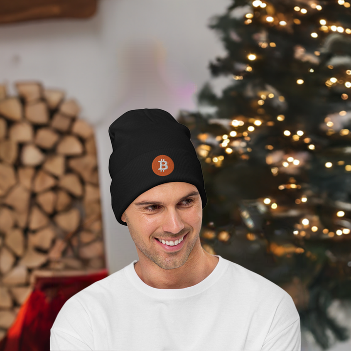 BITCOIN Bestickte Beanie