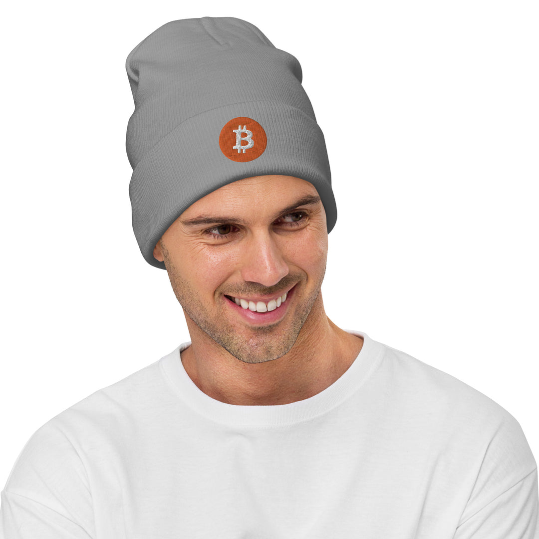 BITCOIN Bestickte Beanie