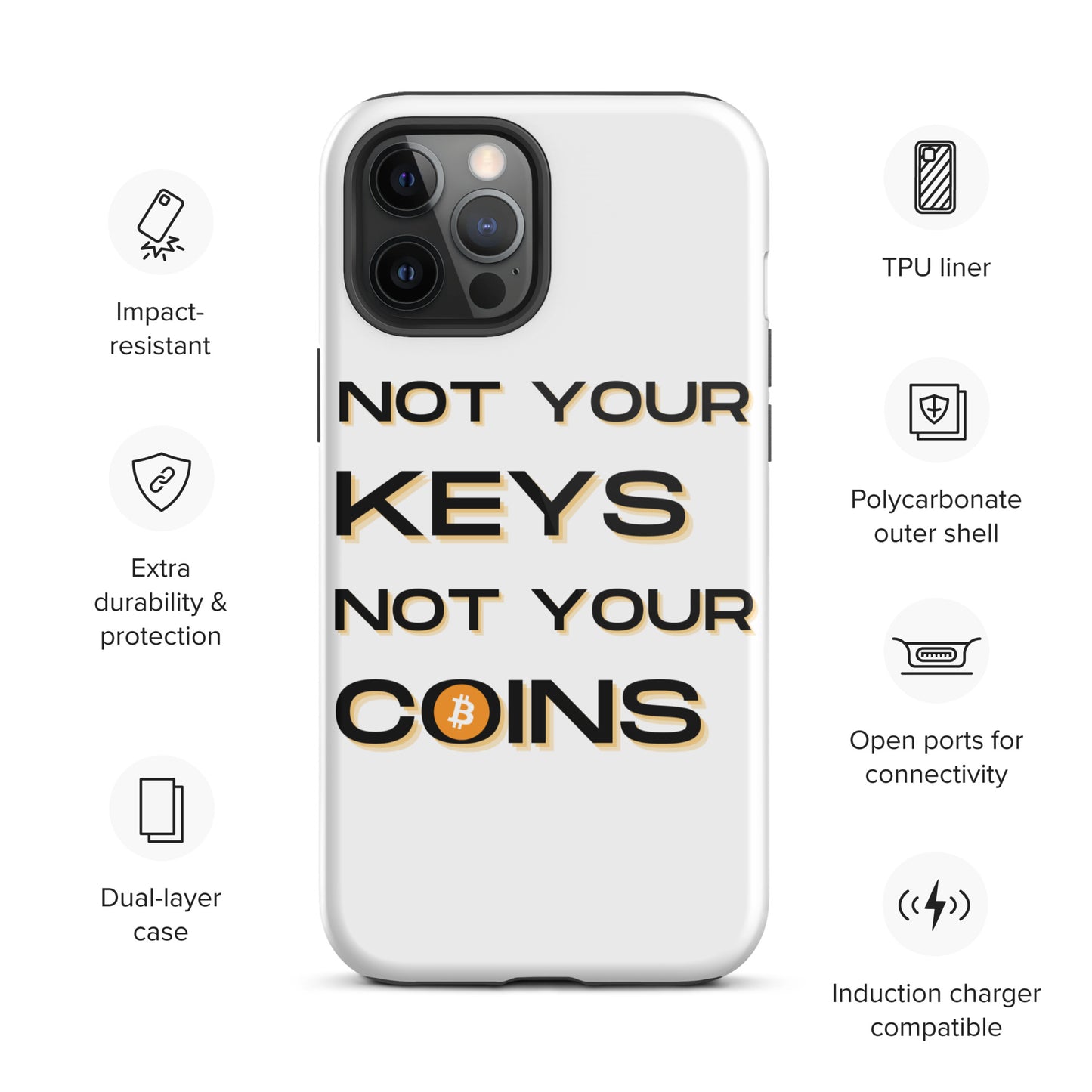 NOT YOUR KEYS - Hardcase iPhone® Handyhülle