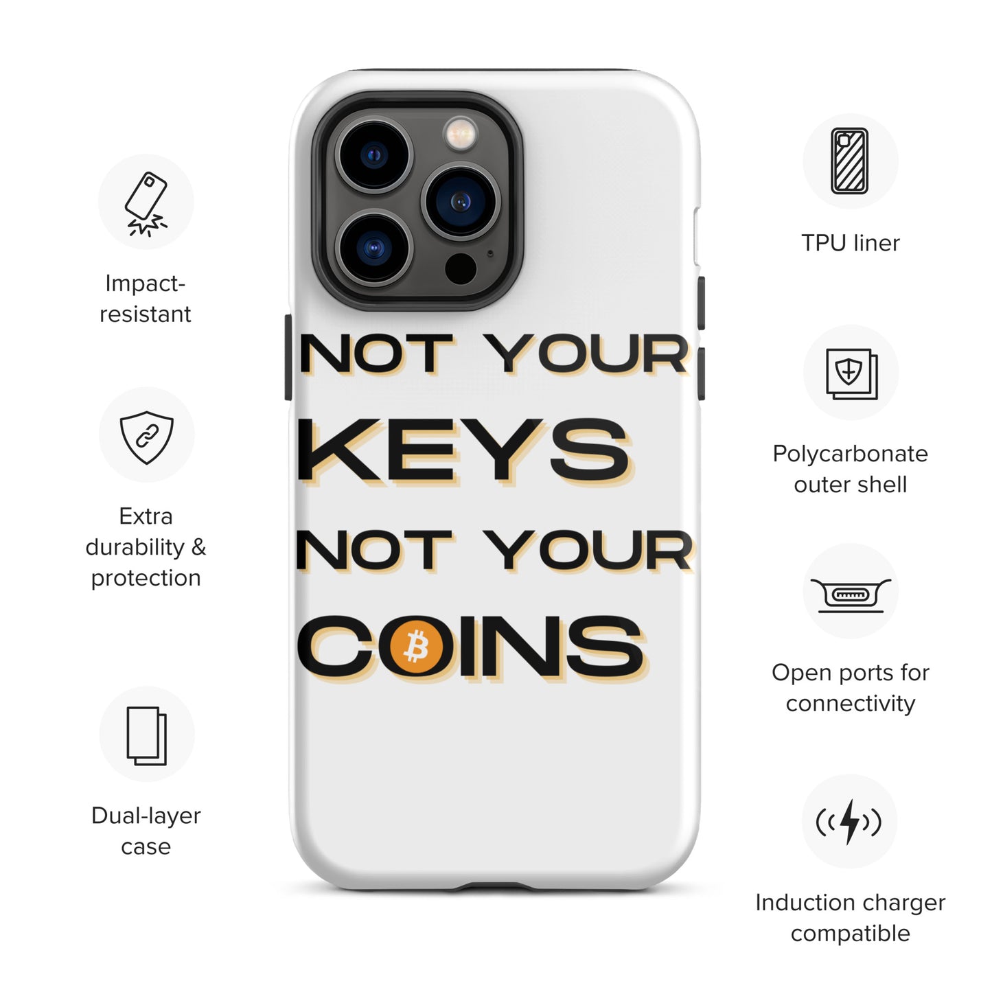 NOT YOUR KEYS - Hardcase iPhone® Handyhülle
